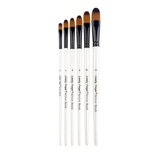 6pcs Artist Paint Brushes Set Artist Paintbrushes For Acrylic Oil