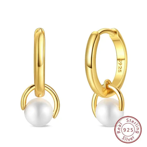 Hot 925 Sterling Silver Earrings Charm Simple Shining Lotus Zircon