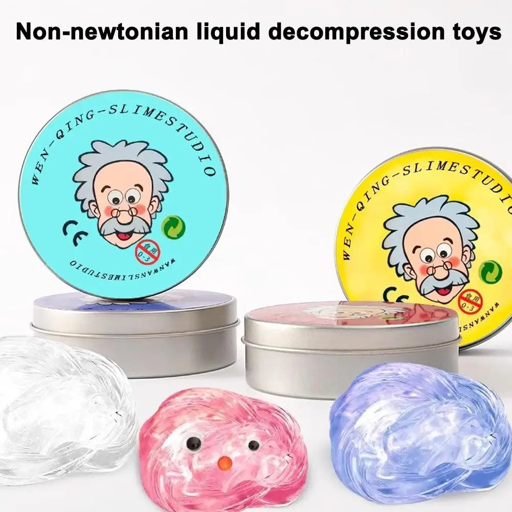 Colorful Non-Newtonian Liquid Decompression Toys Transparent Elastic