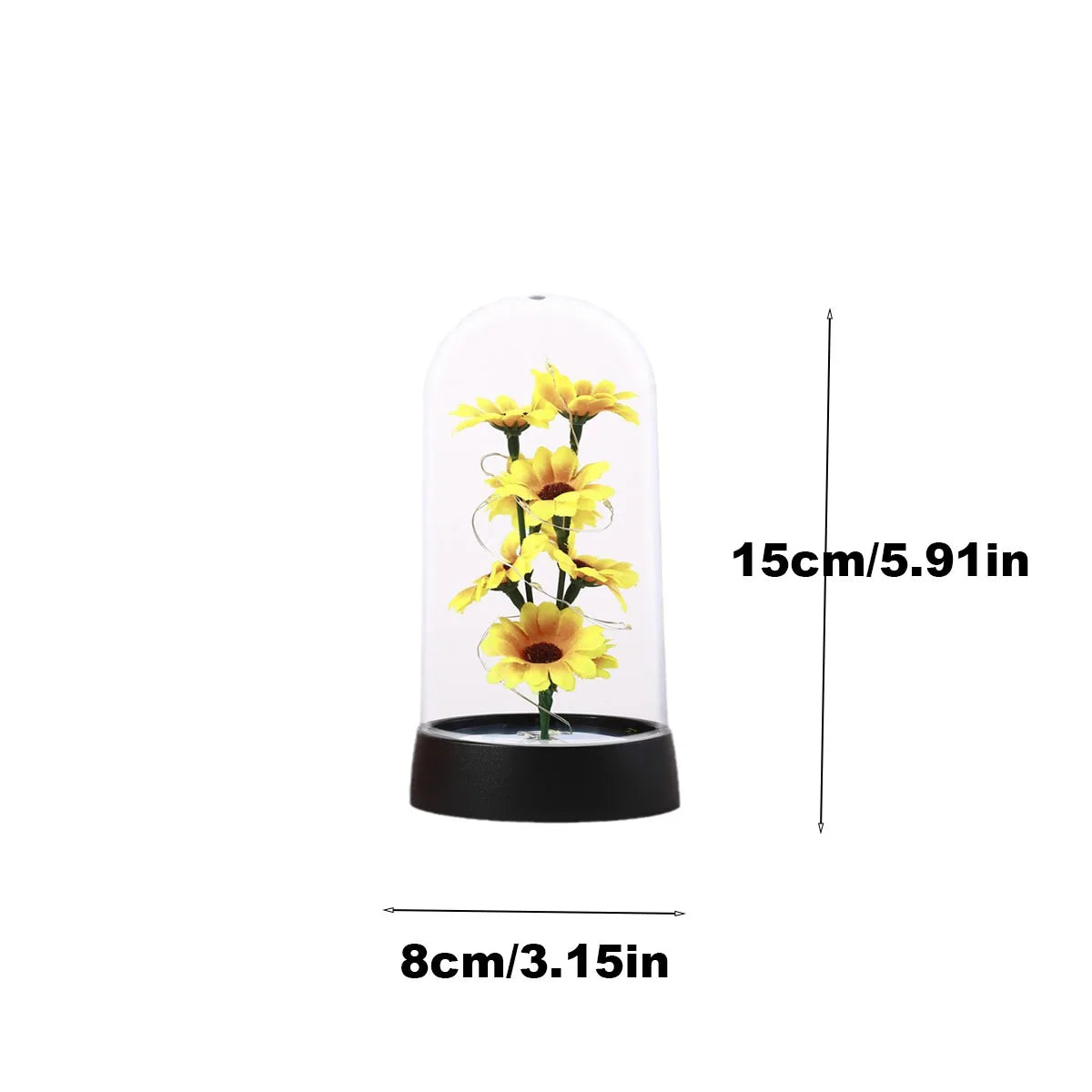 Graduation season gift small sunflower plastic set Mother's Day send