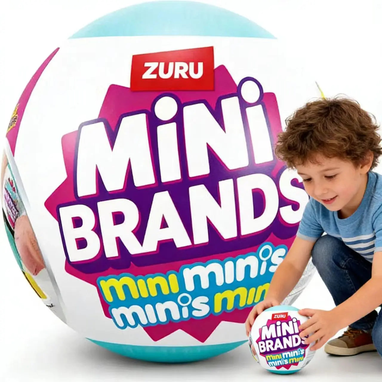 ZURU Original Fill The Fridge Mini Refrigerator Set Mini Brands Ball
