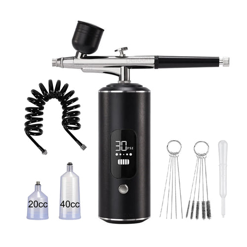 Airbrush with Compressor Handheld Spray Gun for Painting Crafts Mini
