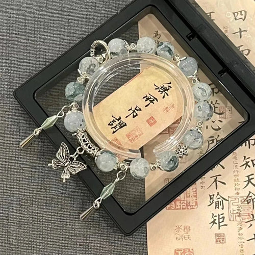 New Simple Beads Crystal Bracelet For Women Girls Korean ins Flower
