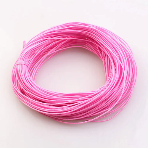 1mm 24M Braided Elastic Cord Beading Threads Stretch String Fabric