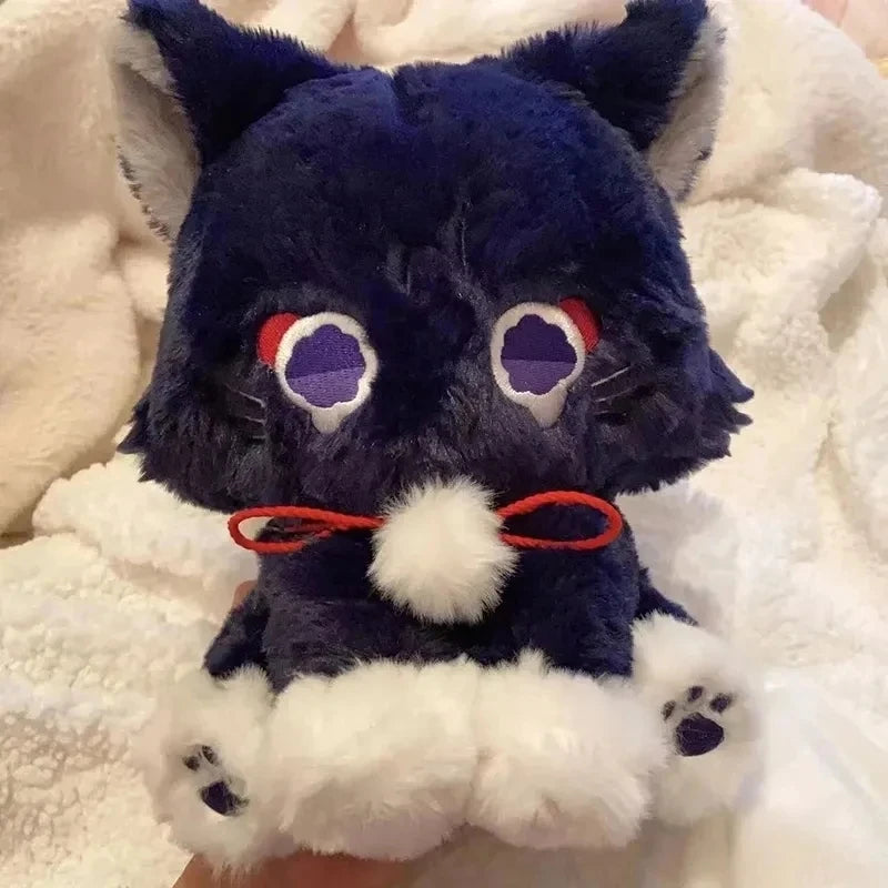 23cm Anime Genshin Impact Scaramouche Cat Cute Plush Doll Wanderer Pet