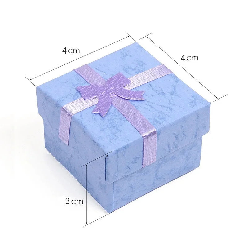 12pcs Fashion Jewelry Packaging Box Multi-color Earrings Ring Box