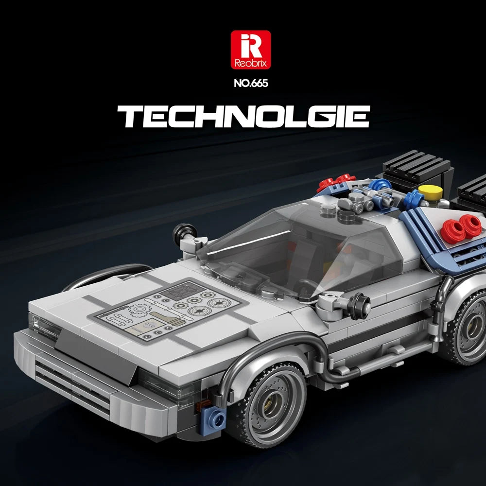 1:24 Classic Movie Racing Car Building Blocks MOC Model Sport Cars