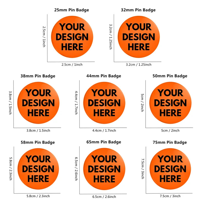 Customized Personalized Tinplate Enamel Pins Creativity Printed