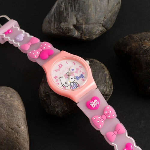 Sanrio 3D Pattern Children's Watch Cinnamoro Hello Kitty Waterproof
