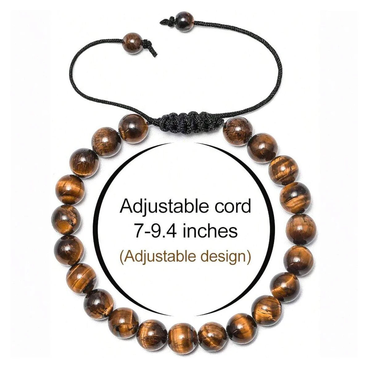 3 Style 8mm Natural Tiger Eyes Lava Rock Protection HANDMADE Bracelet