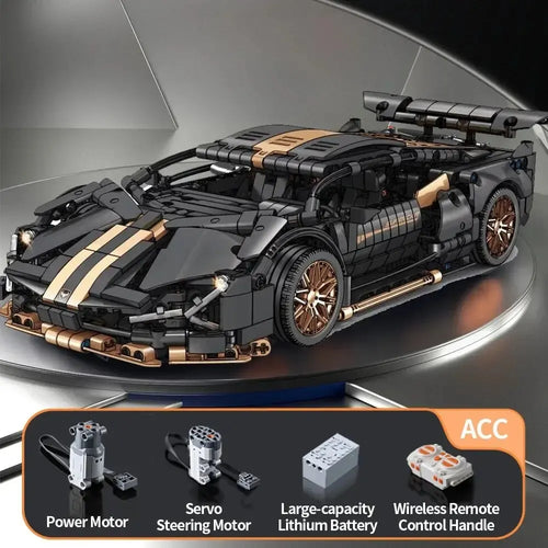 67129 Car MOC 1280pcs Building Blocks Car and Construction Toy Adult