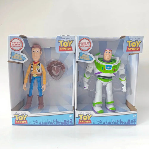 Woody Buzz Lightyear Cute Action Figures Pixar Toy Story Anime Cartoon