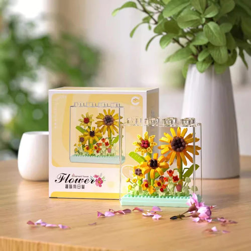 Creative building blocks Dream Flower Box Everlasting Flower Series