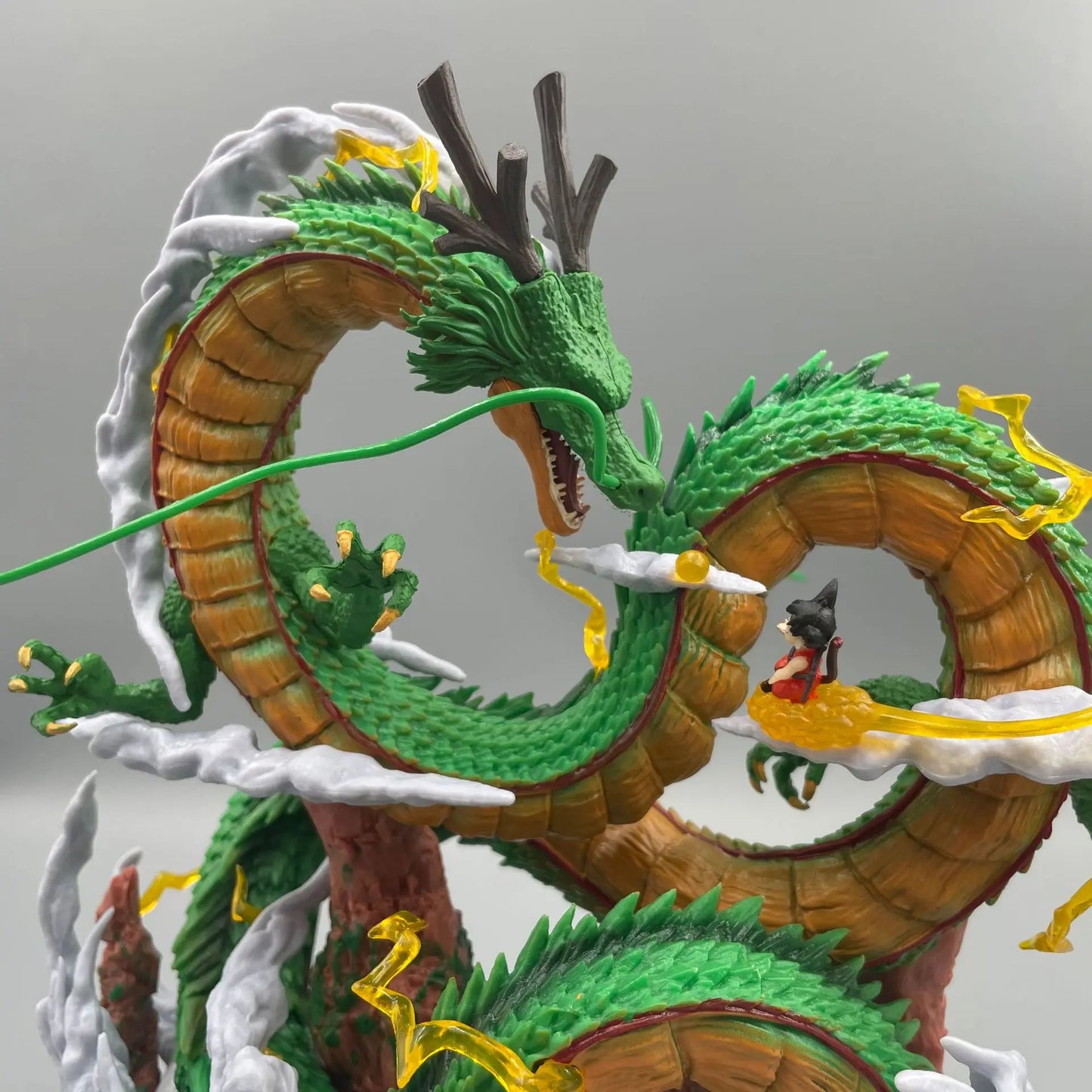 24cm Dragon Ball Anime Figure Shenron Figure Goku And Shenron Figurine