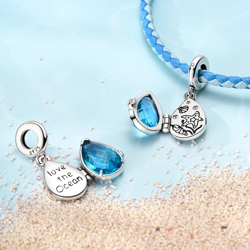New 925 Sterling Silver Charms Beads Pendants Tree of Life Turtle Love