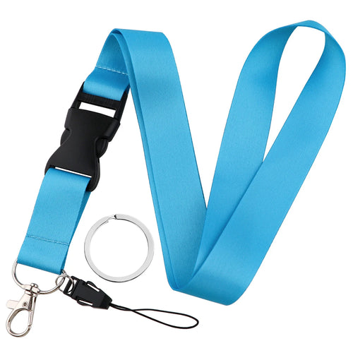 Fashion Mobile Phone Lanyard Pure Color Neck Strap Credencial Teacher