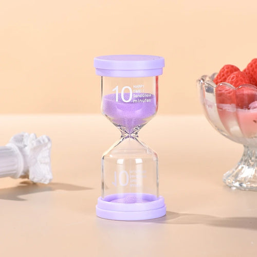 1PCS 3/5/10/15/30 Minutes Colorful Hourglass Sandglass Children Kid