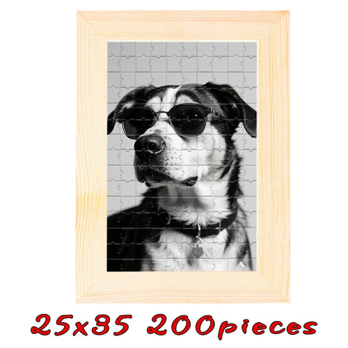 【Custom】Framed Wooden Puzzles, Custom Graduation Photo Puzzles as