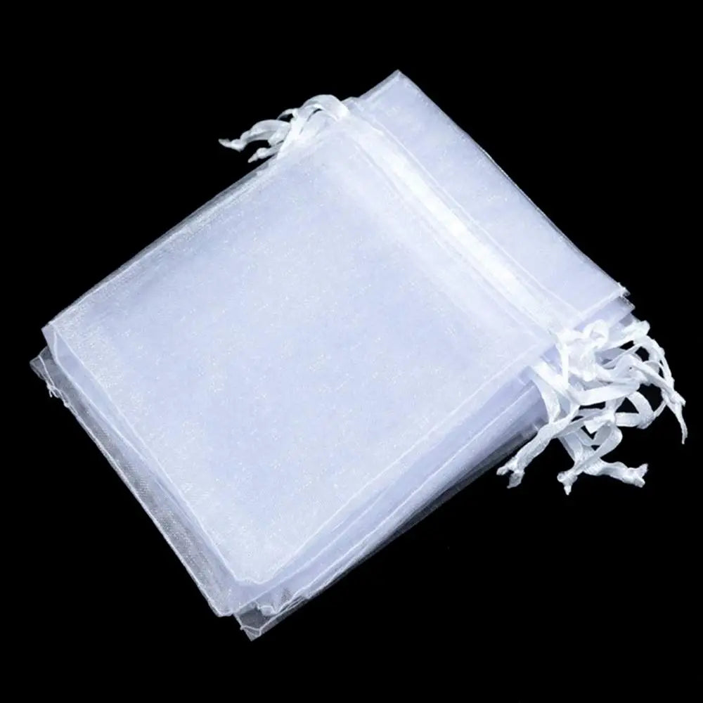 25/50PCS Drawable Party Supply Christmas Favor Jewelry Packing White
