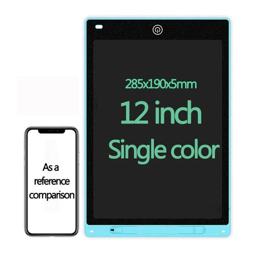 10/12/inch LCD Writing Tablet Drawing Board Kids Graffiti Sketchpad