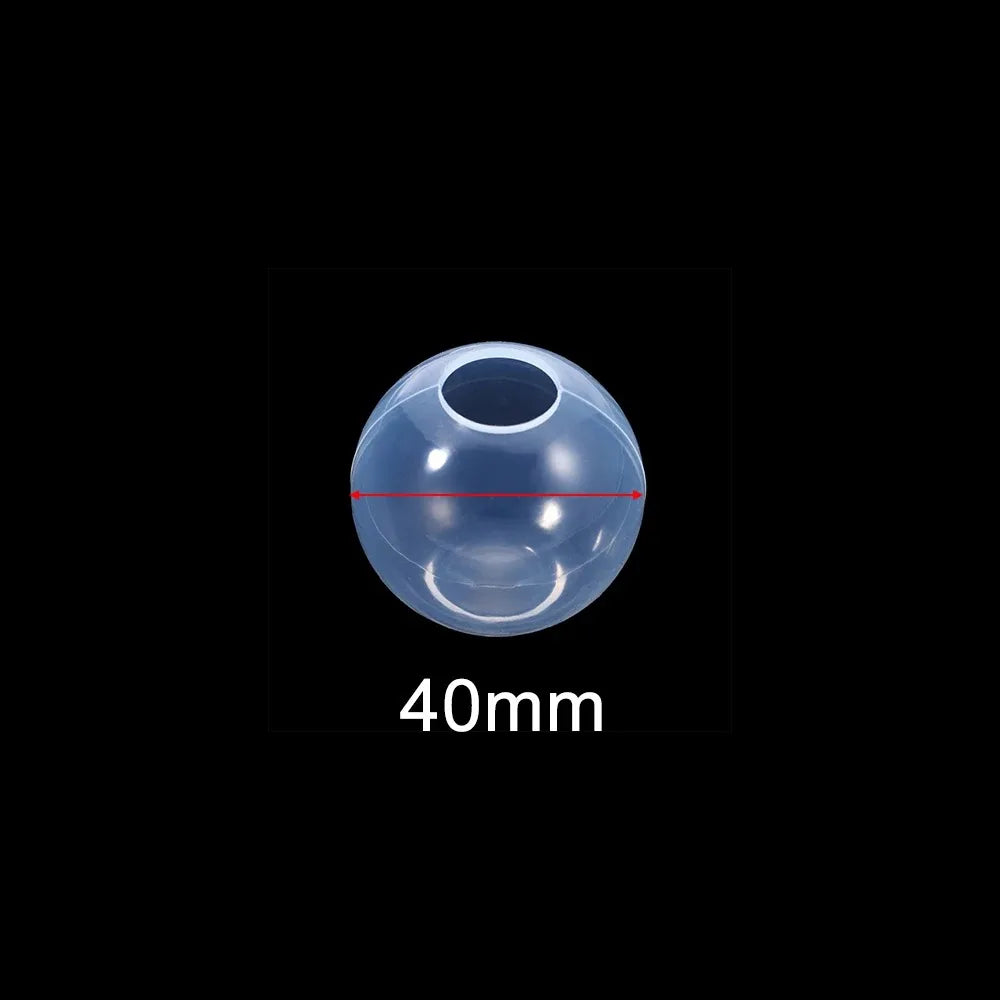 20-100mm Ball Shape Silicone Mold 3D Planet Ball Epoxy Resin Mould for