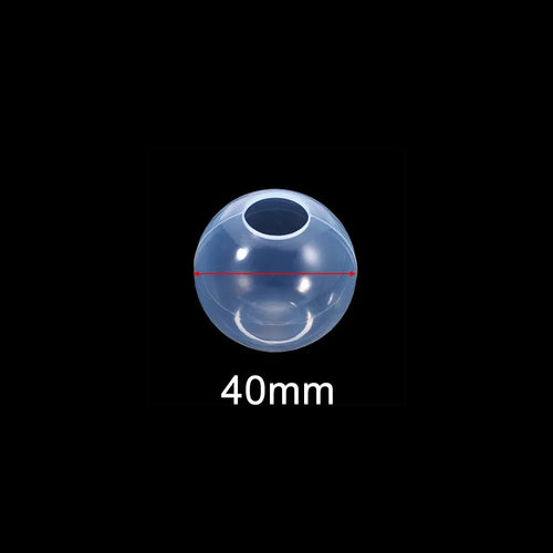 20-100mm Ball Shape Silicone Mold 3D Planet Ball Epoxy Resin Mould for