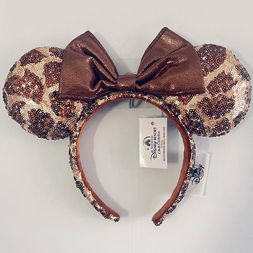Disney Princess Headband Mickey Ear Rapunzel Snow White Sequin Bow