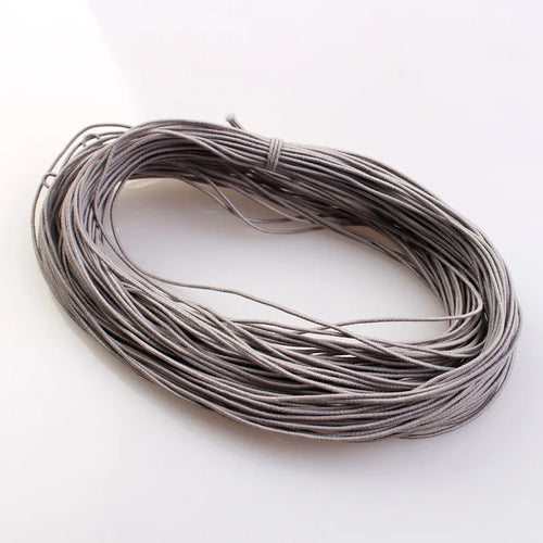 1mm 24M Braided Elastic Cord Beading Threads Stretch String Fabric