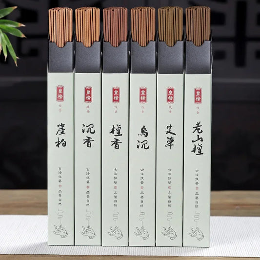 120Pcs/Box Natural Incense Sticks Sandalwood Agilawood Air Fragrance