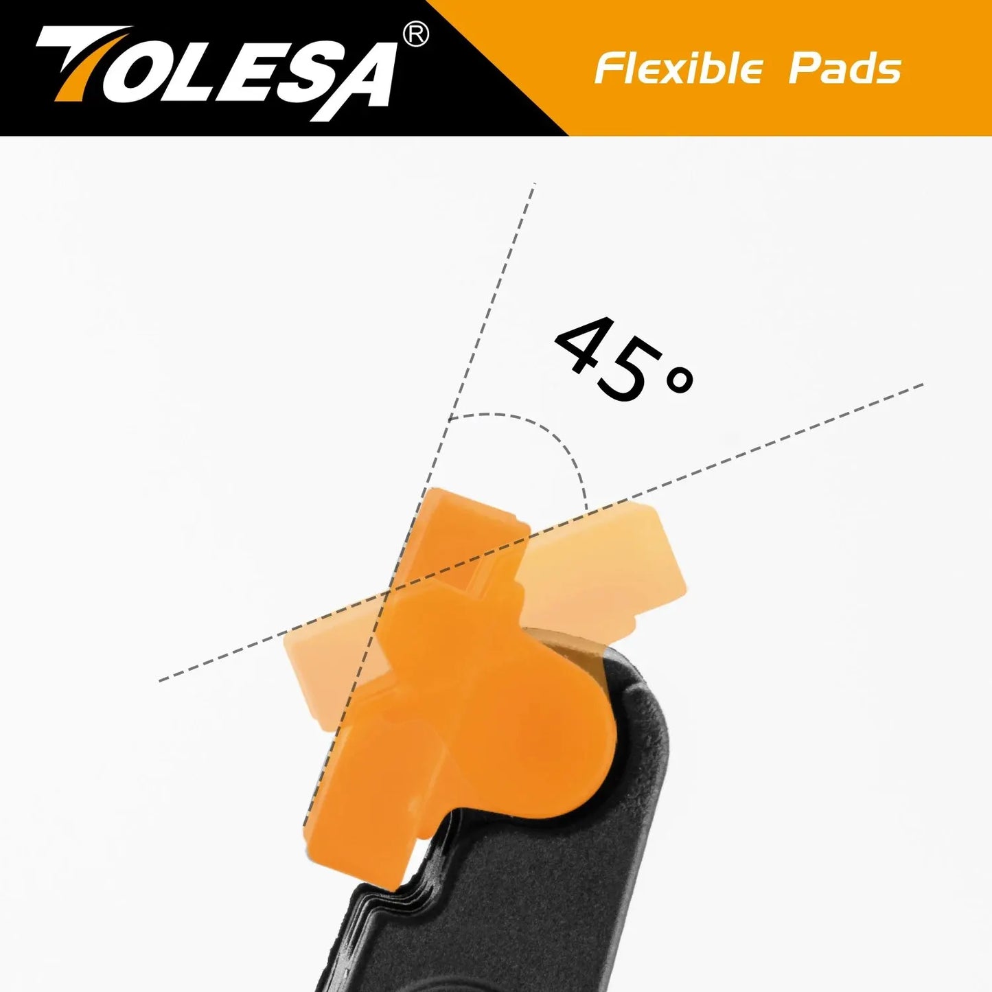 TOLESA 7" Spring Clamps Heavy Duty 4PCS Large Plastic Clamps for