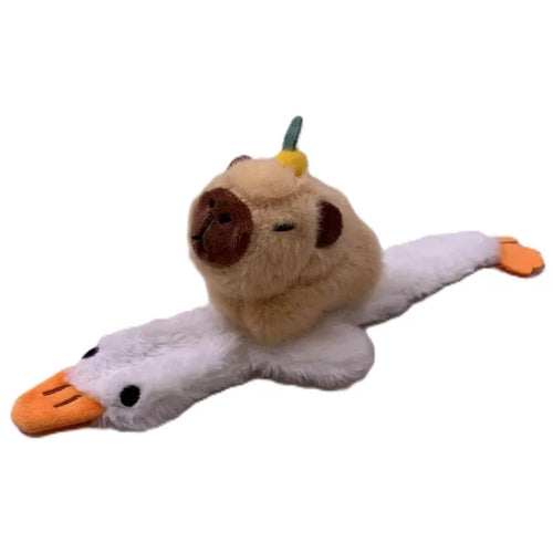 Capybara Slap Snap Wrap Capibara Plushie Wristband Bracelet Kawaii