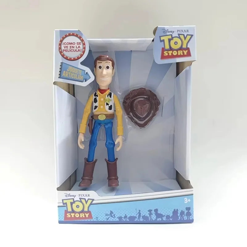 Woody Buzz Lightyear Cute Action Figures Pixar Toy Story Anime Cartoon