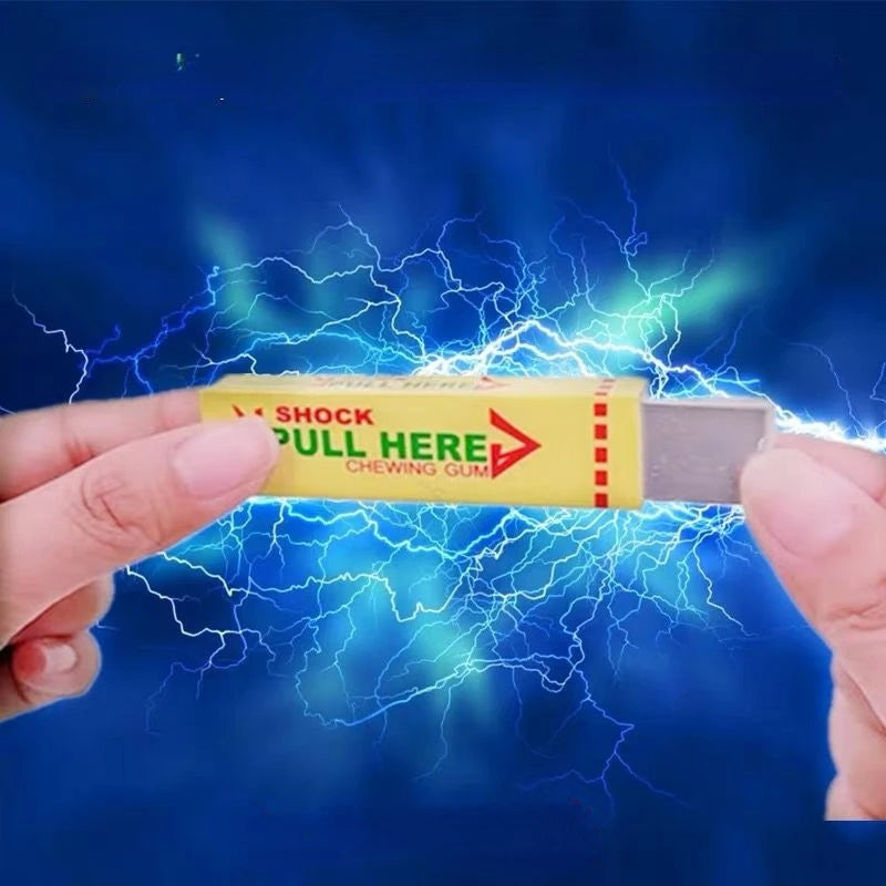 Electric Shock Joke Chewing Gum Pull Head Shocking Toy Gift Gadget