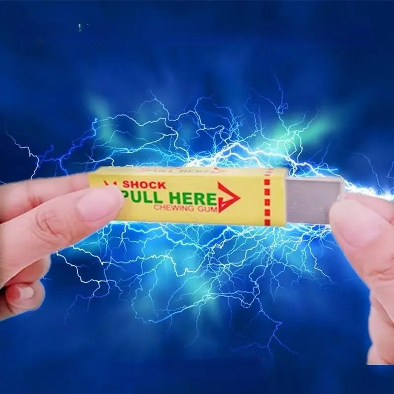 Electric Shock Joke Chewing Gum Pull Head Shocking Toy Gift Gadget