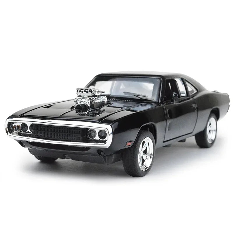 1:32 Simulation 1970 Dodge Charger Alloy Sports Car Model Pull Back