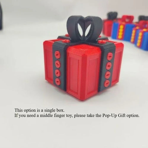 The Annoying Present with Middle Finger in A Box Gift Box with Screws