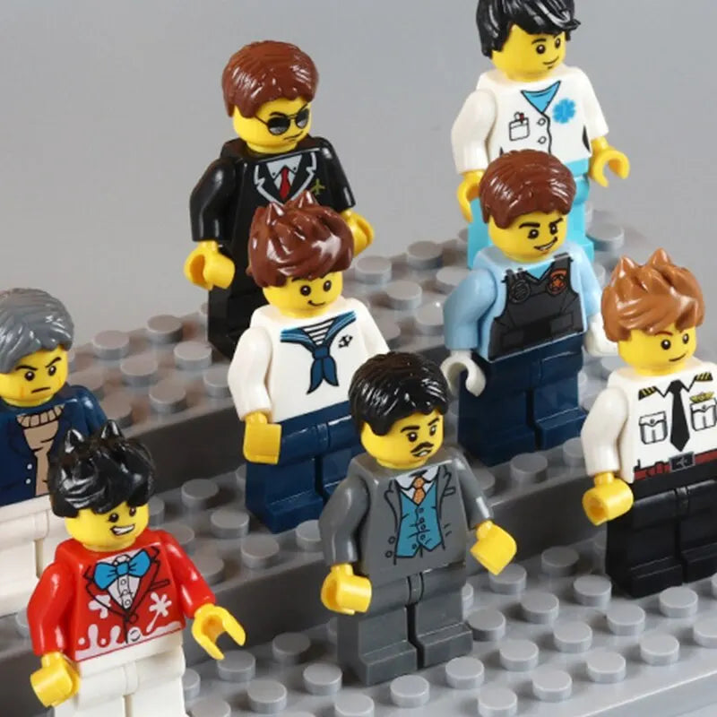 Building Blocks Mini Figure Display Cabinet Compatible with Lego