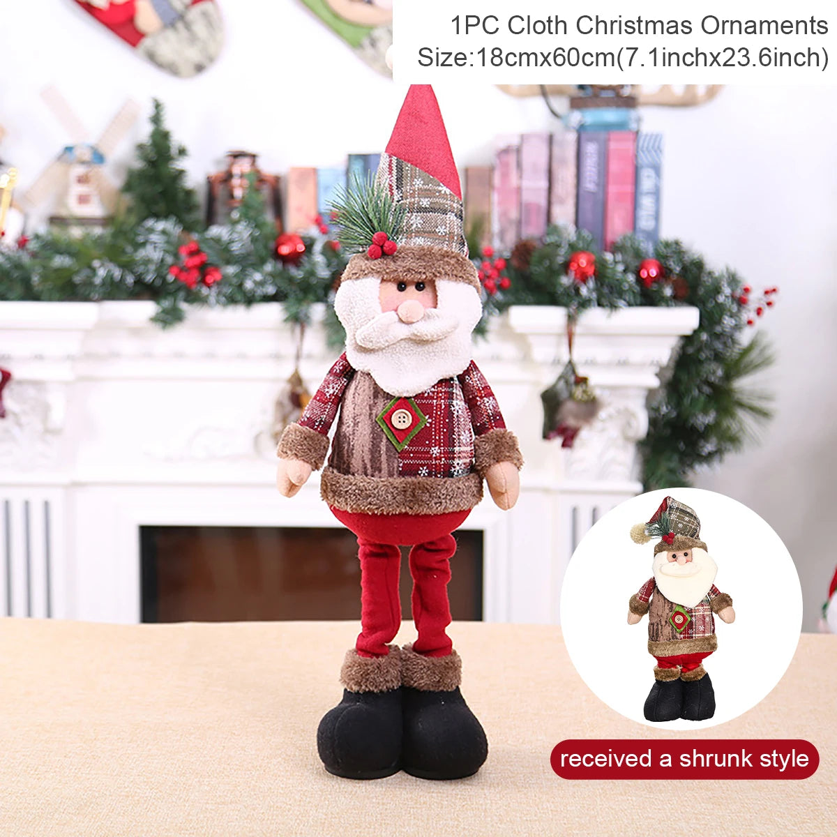 Telescopic Christmas Doll Merry Christmas Decorations For Home 2023