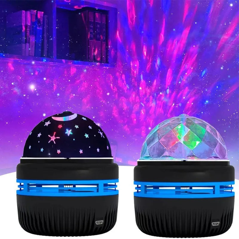 Mini Party KTV Lamp USB LED NightLights Starry Sky Galaxy Projector