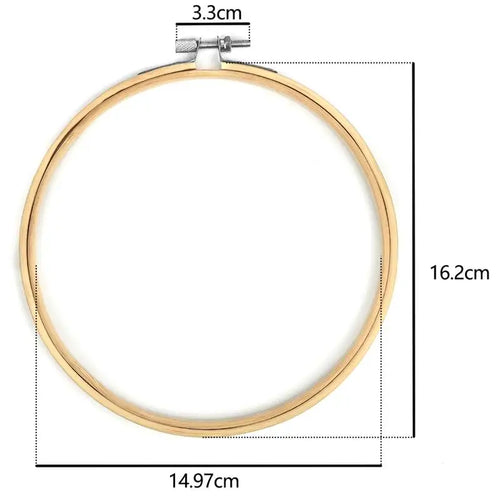 10pcs/Set 10-30cm Wooden Embroidery Hoops Frame Set Bamboo Embroidery