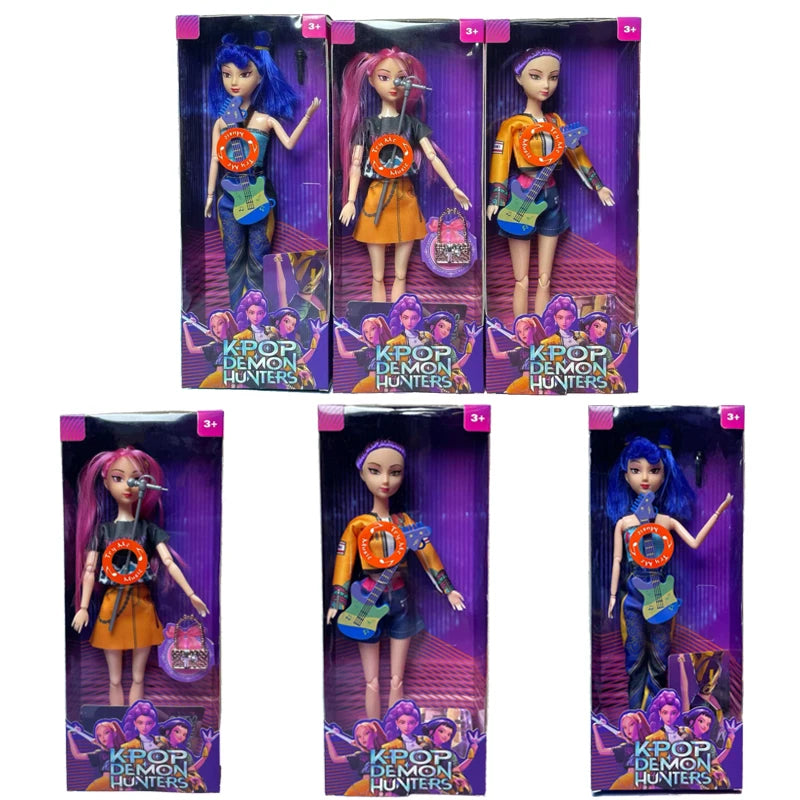 Demon Hunters Kpop Dolls for Girls Princess Rumi Action Figure Toy