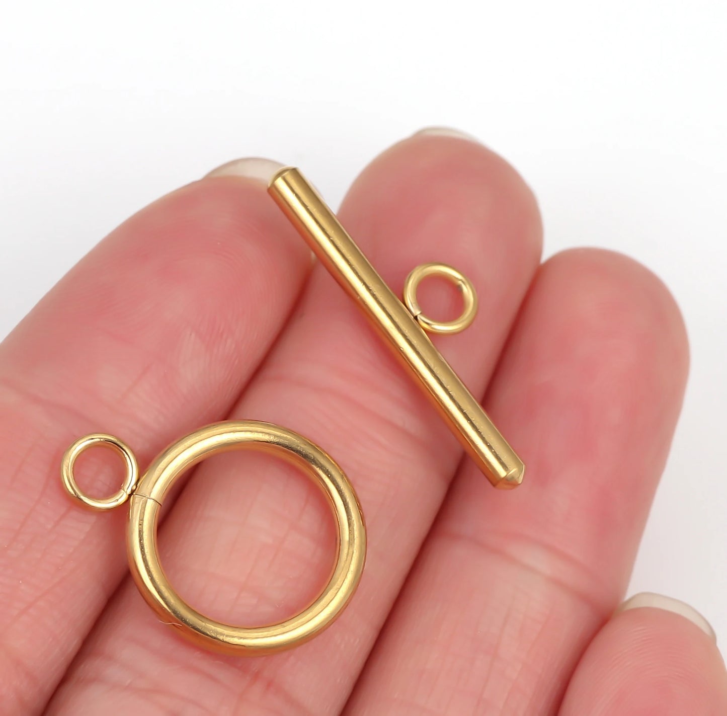 5 Sets Stainless Steel OT Clasp Toggle Clasps for DIY Jewelry Making