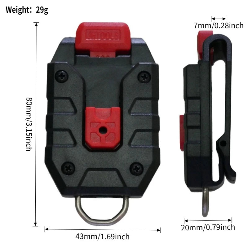 NEW Universal Tape Measure Quick-hanging Belt Clip for Tajima