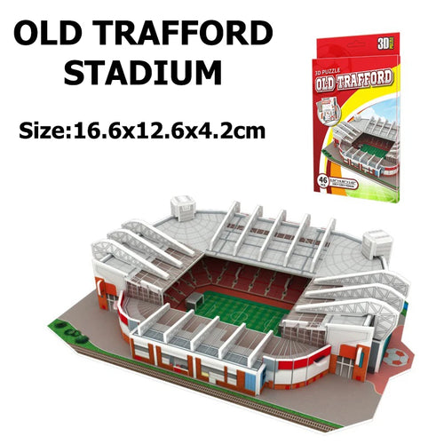 Miniature Football Field 3D DIY Puzzle World Famous Stadiums Models
