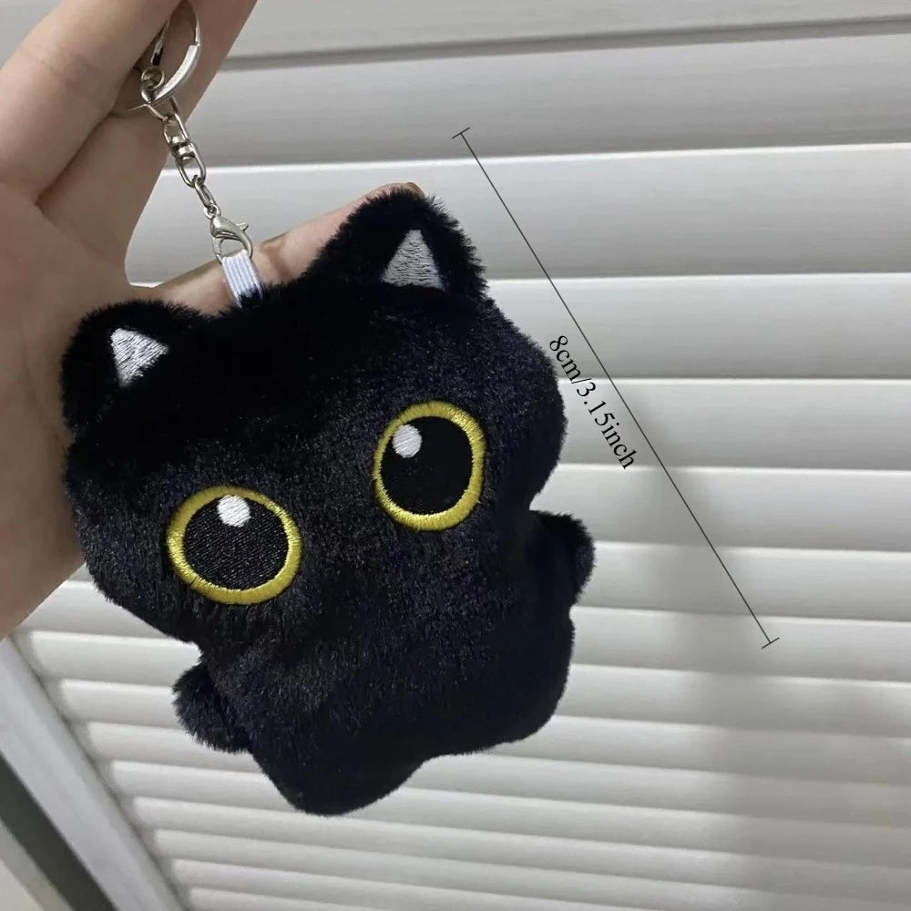 CuteBlack Cat plush toy Doll Small Pendant Cuddly Pillow Cushion Ins