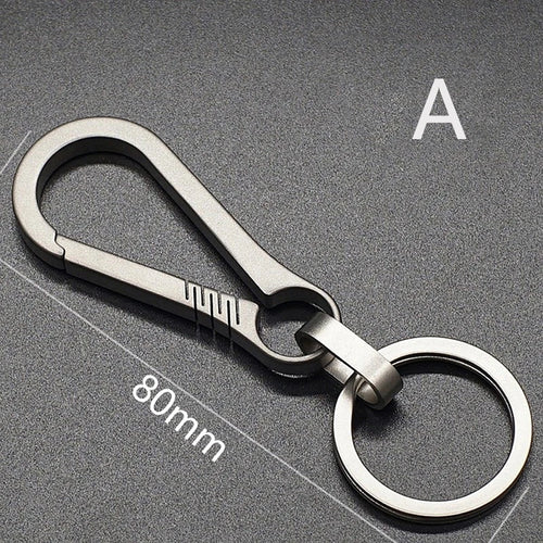Titanium Buckles EDC Outdoor Tool Titanium Alloy Keychain Tiranium