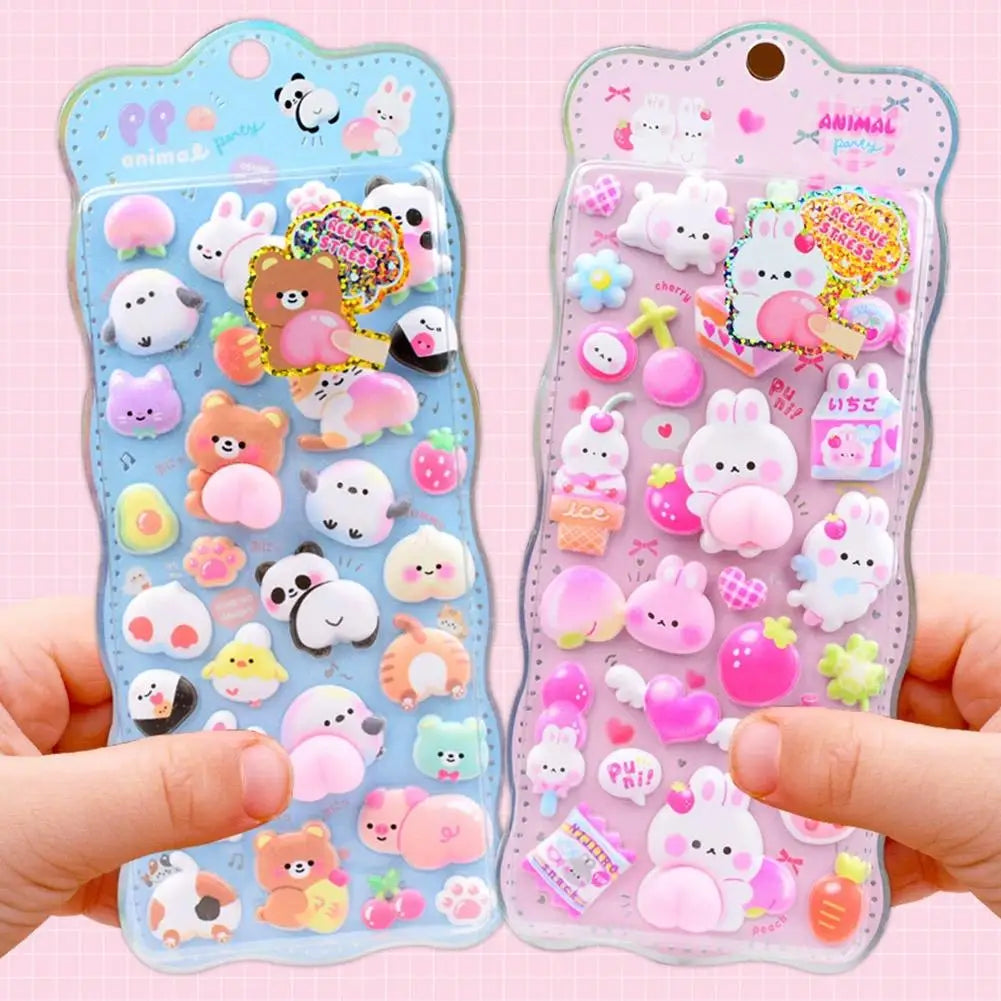 Kawaii Cartoon Soft Cute Little Rabbit 3D Pinching Relaxing Butt