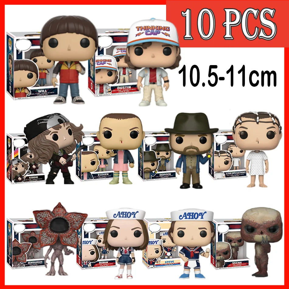 Anime Strangers Things Figure Jane Ives/Will Byers/Mike Wheeler Action
