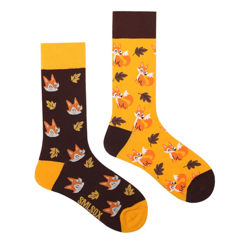 1 Pair Man Women Sock Original AB Tide Socks Colorful Cat Dog Koala