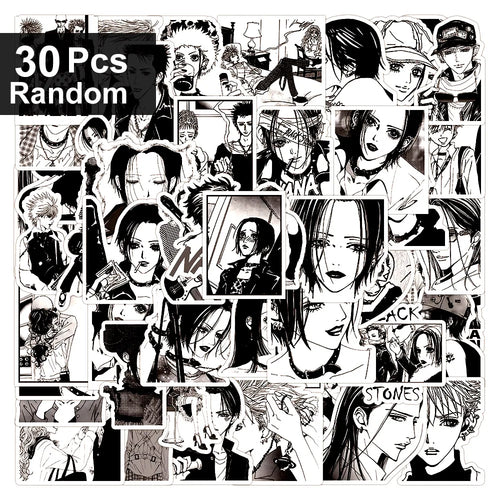 30/60/180p Anime NANA Stickers Cool Graffiti Decals DIY Decoration For